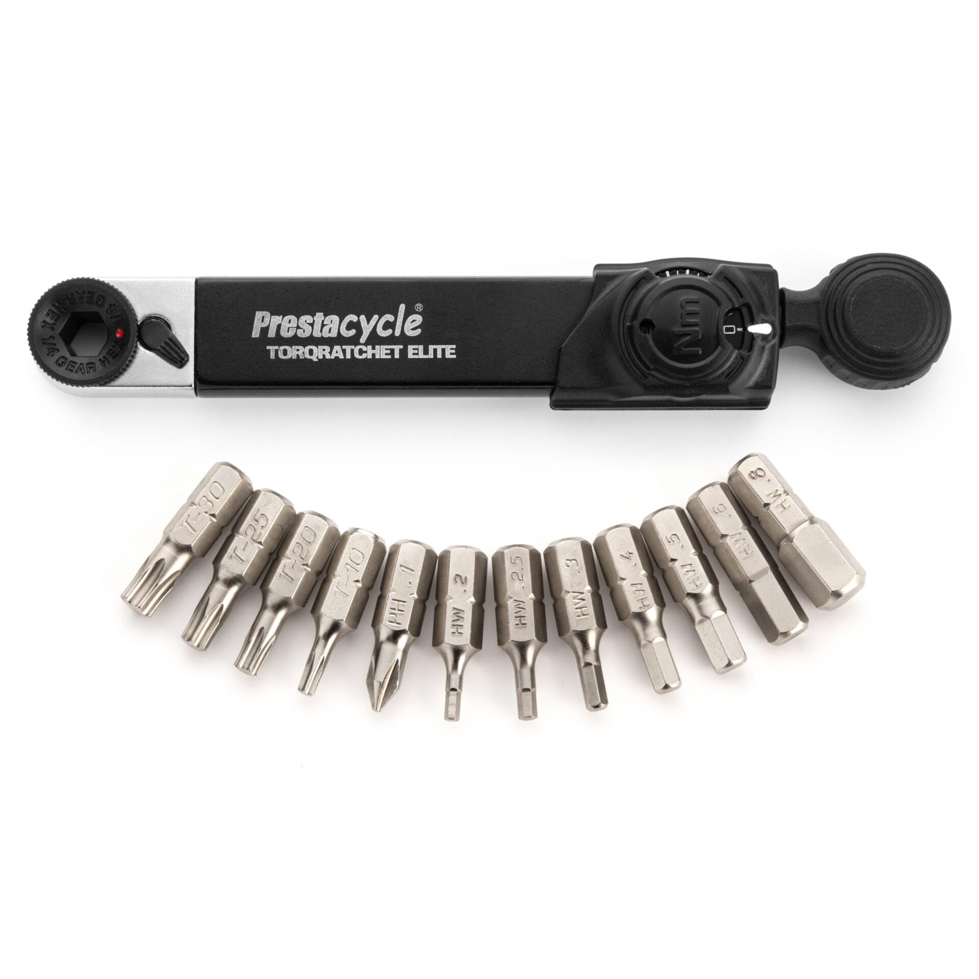 Prestacycle TorqRatchet Elite Deluxe – Pocket Multi-tool and 2~10Nm Torque Ratchet