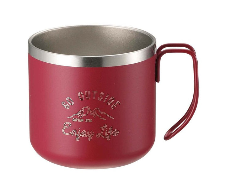 Captain Stag Monte Stainless Steel Mug 350ml