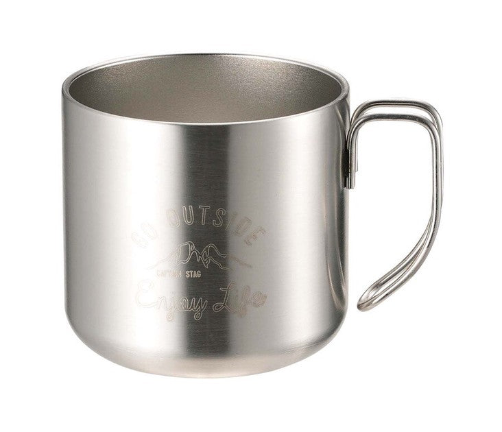 Captain Stag Monte Stainless Steel Mug 350ml