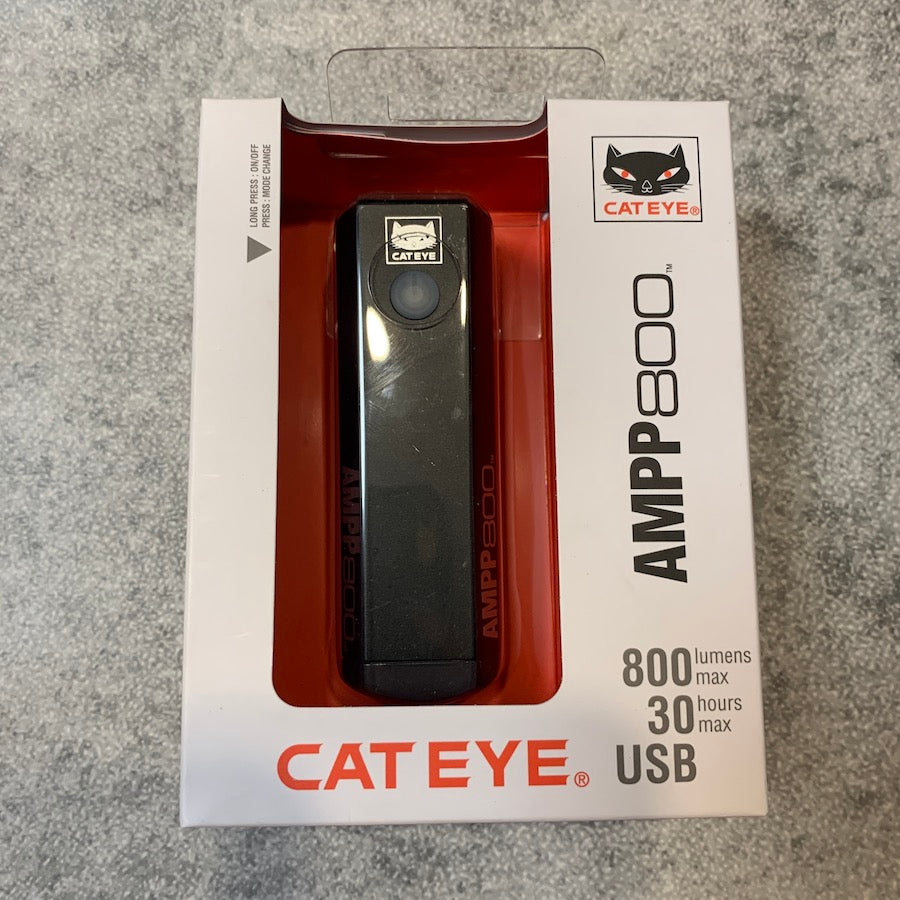 Cateye Front Light - AMPP 800 – Bikeary Bicycle Lifestyle