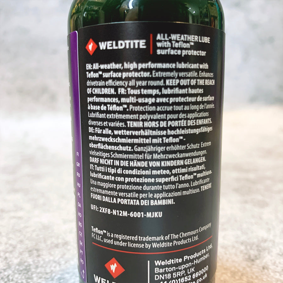 Weldtite All-Weather Lube with Teflon 100ml