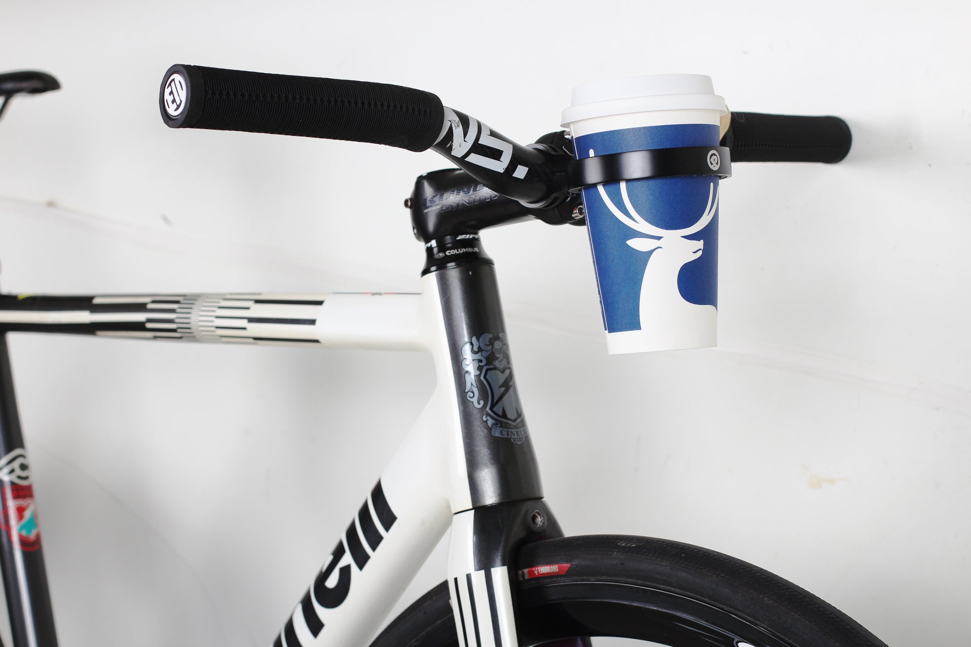 Pizz Coffee Cup Holder - SIlver