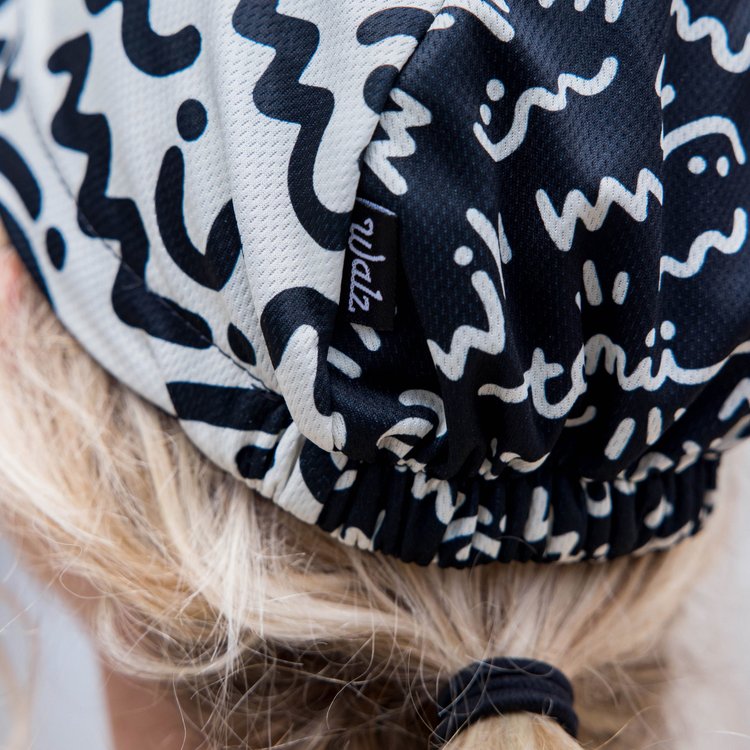 TOMII CYCLES TC x WB: Cycling Cap - Black & White
