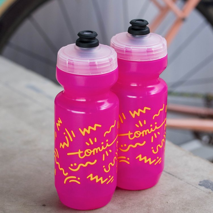 TOMII CYCLES TC x WB: Water Bottle - Flamingo