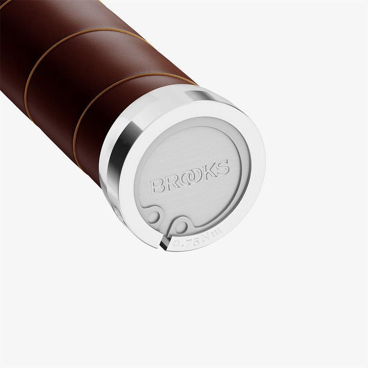 Brooks Slender Leather Grips 100mm