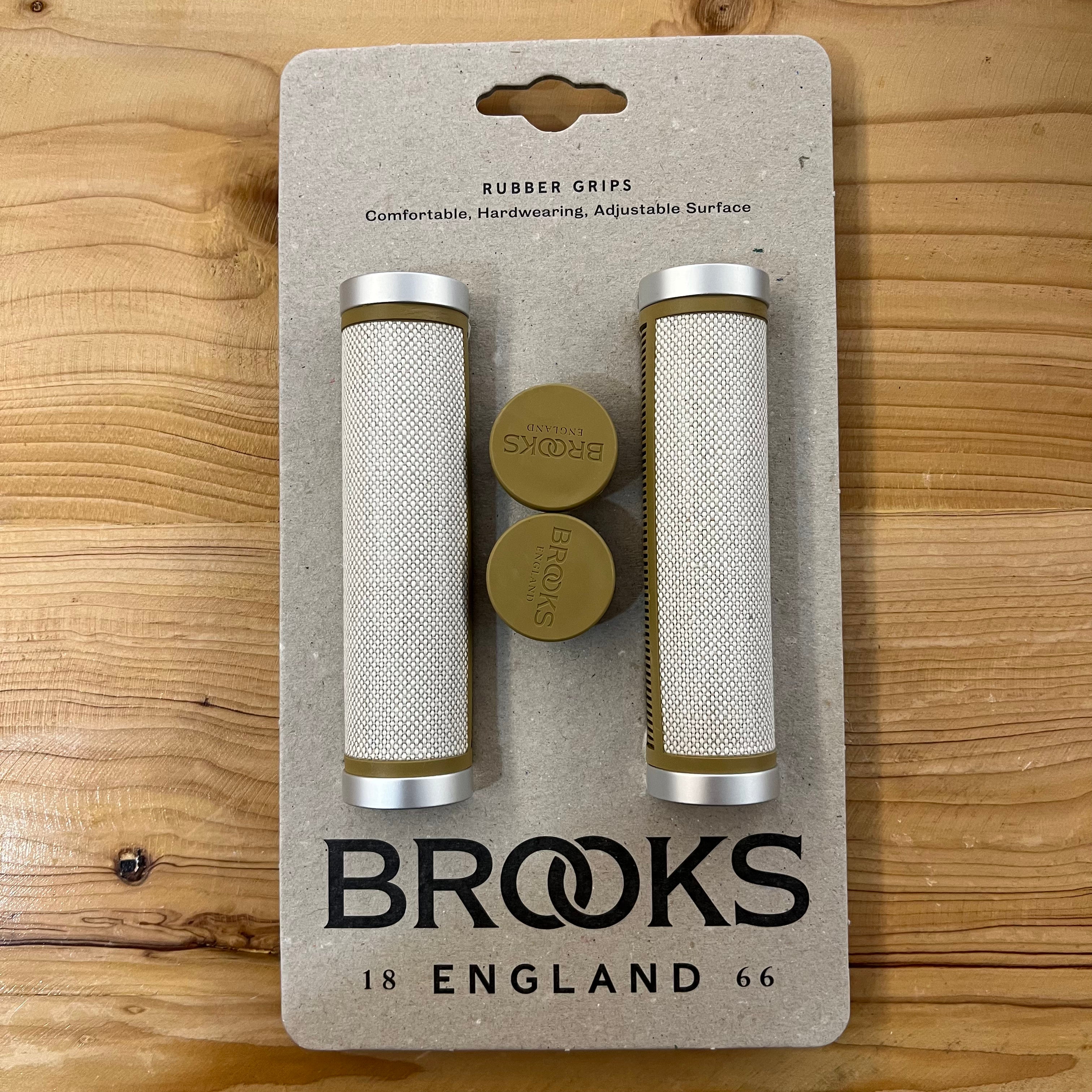 Brooks Cambium Rubber Grips 130/130 (Black/Natural)